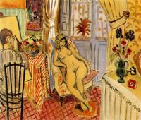 Matisse, Henri Emile Benoit - the painter and his model